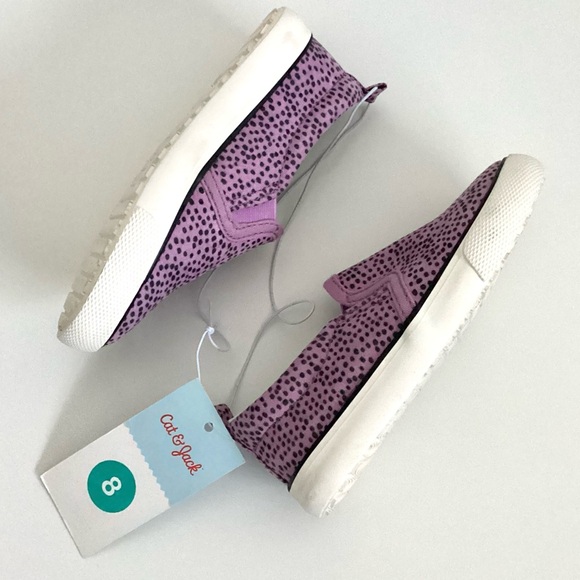 \Cat & Jack\• NWT Toddler Girl’s Purple Keagan Slip-ons - Picture 1 of 10